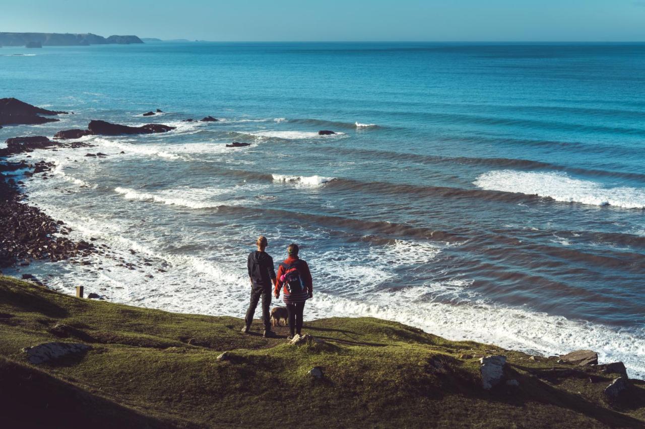 Trevigue Farm Pension Crackington Haven Buitenkant foto